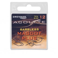 Carlige Drennan - Acolyte Maggot Plus Barbless Nr. 12 Carlige Drennan - Acolyte Maggot Plus Barbless Nr. 12